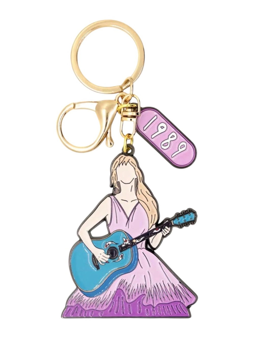 Taylor Swift Pop Star "1989" Keychain Bag Charm - NWT